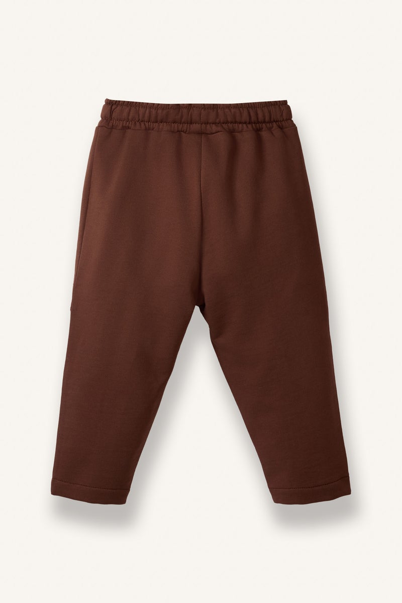 ديفاكتو بنطلون بجامة رياضي ولادي برجل واسع وخضر مطاطي - Image 3